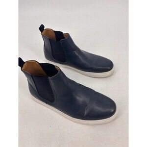 JXSN Men's Ankle Dress Boots Navy Jaxson Size 12 Leather
